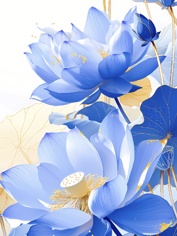 วอลเปเปอร์ภาพดอกบัว (สั่งผลิต)