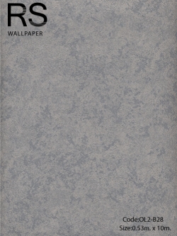 วอลเปเปอร์ลายปูนเปลือยโทนสีเทาอมน้ำเงิน OL2-B28
