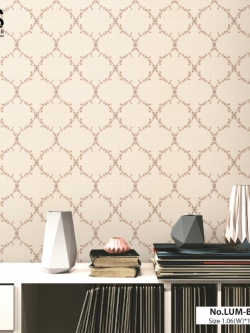 วอลเปเปอร์ ลายดอกไม้เล็กๆ พื้นสีครีม No.LUM-B32W