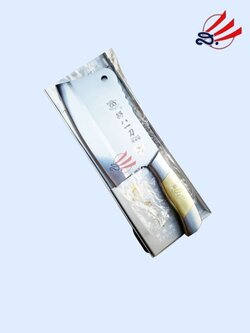 มีดสับกระดูก ปังตอกล่องเทา (7นิ้ว x 3.5นิ้ว)