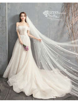 BR365 **พรีออเดอร์**ชุดแต่งงาน&ชุดเจ้าสาวแนวเรียบหรู สีขาวเกรดพรีเมี่ยม น่ารัก สวยโดดเด่นไม่ซ้ำใคร