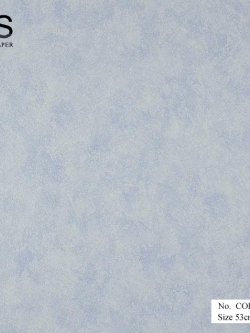 วอลเปเปอร์ ลายปูนเปลือย สีฟ้า No.COL-B48
