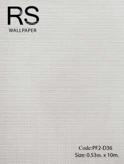 วอลเปเปอร์ตารางเล็กสีขาวขุ่น PF2-D36