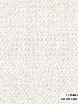 วอลเปเปอร์ ลายผ้าพื้นสีครีม BES7-B83W