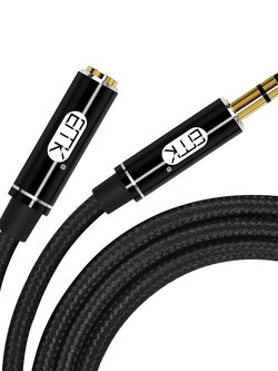 ERTK Black AUX Standard สายเพิ่มความยาวหูฟัง เกรดสำหรับหูฟัง สายถักแน่นหนา ประกันศูนย์ไทย