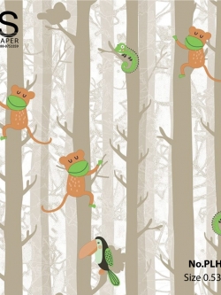 วอลเปเปอร์ ลายการ์ตูนน่ารัก No.PLH-D07