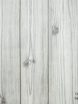 วอลเปเปอร์ลายไม้สีขาวอมฟ้า CRE-MD08