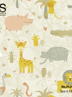 วอลเปเปอร์ ลายการ์ตูนน่ารัก No.PLH-D06