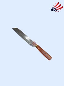 มีดบางคอทองไม้ 6" หัวกลม/หัวแหลม