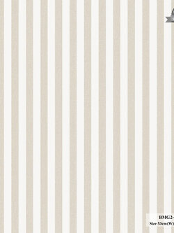 วอลเปเปอร์ลายทางขนาด 1.6 เซ็นฯ สีน้ำตาลสลับสีขาว BMG2-B31
