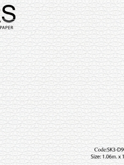 วอลเปเปอร์เทกเจอร์โมเดิร์นพื้นสีขาวมีกลิตเตอร์สีเงิน SK3-D90W