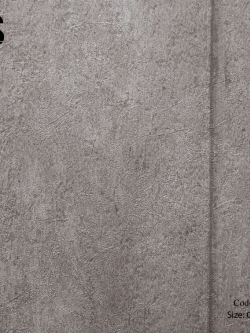 วอลเปเปอร์ลายแผ่นปูนคอนกรีตแนวตั้งสีน้ำตาลเข้มแกมเงิน THA-B41