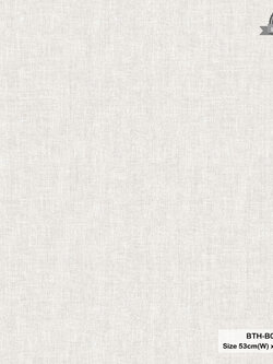 วอลเปเปอร์สีพื้นลายผ้า สีเทา BTH-B03