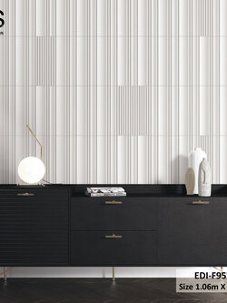 วอลเปเปอร์สไตล์โมเดิร์น สีเทา EDI-F95W