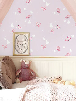 วอลเปเปอร์ห้องเด็ก ลายผีเสื้อ Bling Wing No.DW-C38W