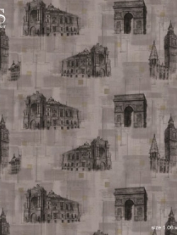 วอลเปเปอร์ ลายตึก SYM-B12W