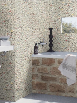 วอลเปเปอร์ ลายกระดาษตัวหนังสือ Pop Art Style No.BB6-B19