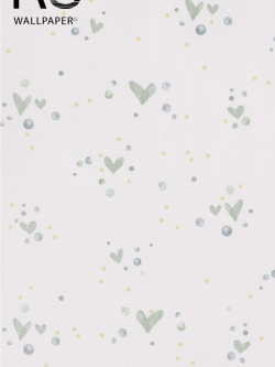 วอลเปเปอร์ลายน่ารักๆวาดด้วยสีน้ำพื้นหลังสีขาว SMT-D16