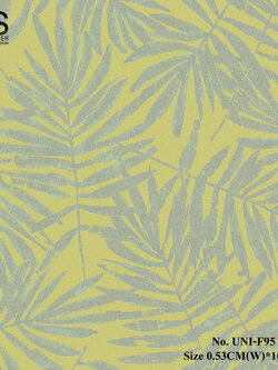 วอลเปเปอร์ติดผนัง ลายใบไม้ No.UNI-F95