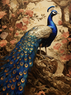 วอลเปเปอร์ภาพนกยูง (สั่งผลิต)