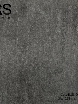 วอลเปเปอร์ลายปูนเปลือยโทนสีดำอมสีน้ำตาลเข้ม ELG3-Q60