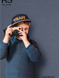 วอลเปเปอร์พื้นเรียบสีน้ำเงิน SMT-D24