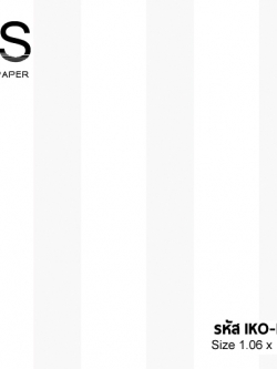 วอลเปเปอร์ลายทาง ขาวเทาอ่อน IKO-M28W