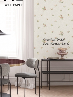 วอลเปเปอร์ลายดอกไม้เล็ก FWS-D42W