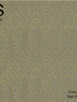 วอลเปเปอร์ลายคลาสสิคพื้นสีทองอมสีฟ้า LA7-M83