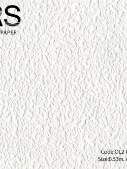 วอลเปเปอร์พื้นเรียบสีขาว OL2-B131