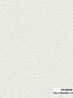 วอลเปเปอร์ลายผ้า สีขาวครีม ATI-B33W