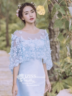 PW561-**พร้อมส่งเฉพาะชุดผญ.ค่ะ**ชุดคู่ถ่ายพรีเวดดิ้ง (prewedding dress) & ชุดแต่งงานแฟนซี (Fancy wedding dress)ชายหญิง "ธีมสีฟ้า"