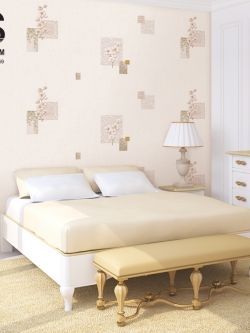 วอลเปเปอร์ ลายดอกไม้ CHM-D10W