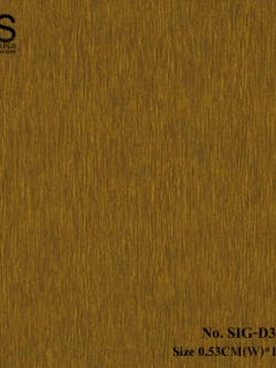 วอลเปเปอร์ สีเหลืองปนน้ำตาลเทกเจอร์ลายเส้น No.SIG-D30