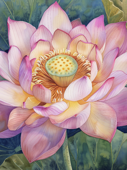 วอลเปเปอร์ภาพดอกบัว (สั่งผลิต)