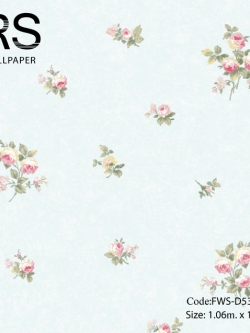 วอลเปเปอร์ลายดอกไม้เล็ก FWS-D53W
