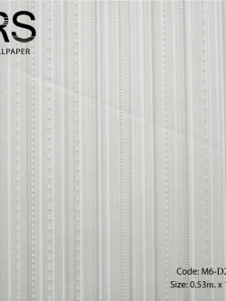 วอลเปเปอร์ลายเส้นประสลับเส้นตรงโทนสีน้ำตาลครีม M6-D22
