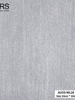 วอลเปเปอร์ สีเทาอมม่วง ปนกลิตเตอร์สีเงิน AUD3-ML18