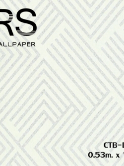 วอลเปเปอร์โมเดินท์ กราฟฟิค สีขาว(Moroccan Style)CTB-D56