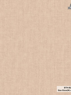 วอลเปเปอร์สีพื้นลายผ้า สีน้ำตาล BTH-B20