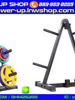 แท่นเก็บแผ่นน้ำหนัก แกน 1 นิ้ว 4 แท่นเสียบ