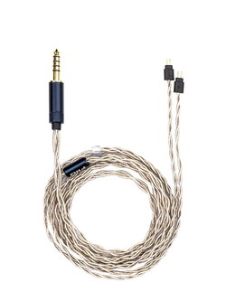 FiiO LS-4.4B สายอัพเกรดหูฟังทองแดงชุบเงิน โครงสร้าง Litz คุณภาพสูง