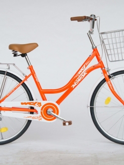 จักรยาน แม่บ้าน Wci รุ่น Leaf ล้อ 26" สีส้ม