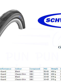 ยางนอก SCHWALBE : CITY JET 26" ขอบลวด