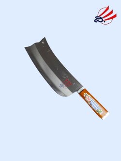 มีดหมูคอทองไม้ผีเสื้อ 3"