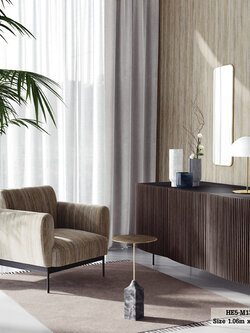 วอลเปเปอร์ลายเสี้ยนไม้ สีน้ำตาลทอง HE5-M13W