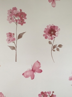 วอลเปเปอร์ลายดอกไม้ สไตล์วินเทจ WTC-C28