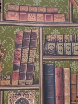 วอลเปเปอร์ ลายหนังสือ WS-B74