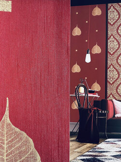 วอลเปเปอร์ลายไทยห้องพระ LU1-ML66