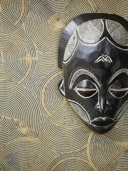 วอลเปเปอร์สไตล์โมเดิร์น ลายวงกลม สีทอง MTS2-M50